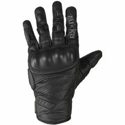 Best Sale ⌛ Summer Rukka Hero 2.0 Leather Gloves Black ⭐