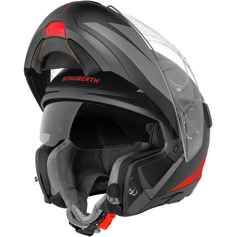 Best Sale ✨ Fiber Schuberth C4 Pro Merak Modular Helmet Red ???? 2 Best Sale ✨ Fiber Schuberth C4 Pro Merak Modular Helmet Red ???? - Image 2